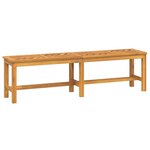 vidaXL Banc de jardin 150 cm bois massif d'acacia