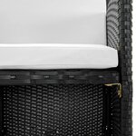 vidaXL Ensemble à manger d'extérieur 11 Pièces coussins résine tressée