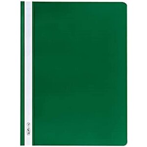 Lot de 10 chemises à lamelle format A4 Polypro Vert HERLITZ