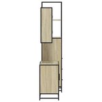 vidaXL Ensemble de meubles de salle de bain 3 Pièces chêne sonoma