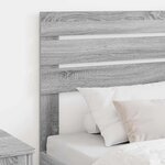 vidaXL Tête de lit Gris Sonoma 100 cm Bois d'ingénierie