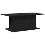 vidaXL Table basse Chêne noir 102 x 55.5 x 40 cm Bois d'ingénierie