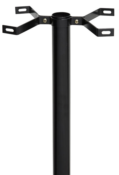 Support vertical en acier E2112 pour boîte aux lettres ARREGUI 144 Cm Noir