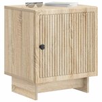 vidaXL Cabinet de chevet 2 pc Chêne Sonoma 43 x 34 5 x 50 cm