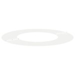 vidaXL Pot en plastique Blanc Plastique Moyen Durable Pot en plastique