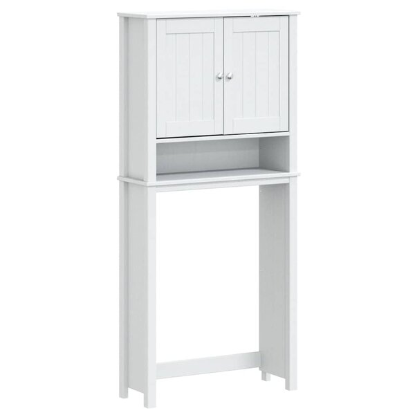 vidaXL Armoire pour machine à laver BERG blanc bois massif