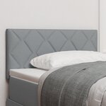 Tête de lit vidaXL Design Blocs en Diamant Gris Clair 100 cm en Tissu