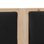 vidaXL Tête de lit Autre Marron 150 cm Bois massif en pin