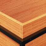 vidaXL Jardinière cire marron 60x40x50 cm bois de pin massif