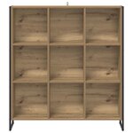 vidaXL Bibliothèque Chêne artisan 99 5 x 30 x 108 5 cm