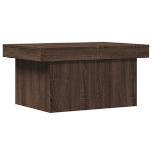 vidaXL Table basse chêne marron 80x55x40 cm bois d'ingénierie