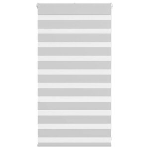 vidaXL Store zèbre gris clair largeur du tissu 80 9 cm polyester