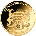 Pièce de monnaie en Or 3000 Francs g 0.031 (1/1000 oz) Millésime 2024 Gold Gift CLOWNFISH 1/1000