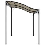 vidaXL Auvent crème 2x2 3 m 180 g/m² tissu et acier