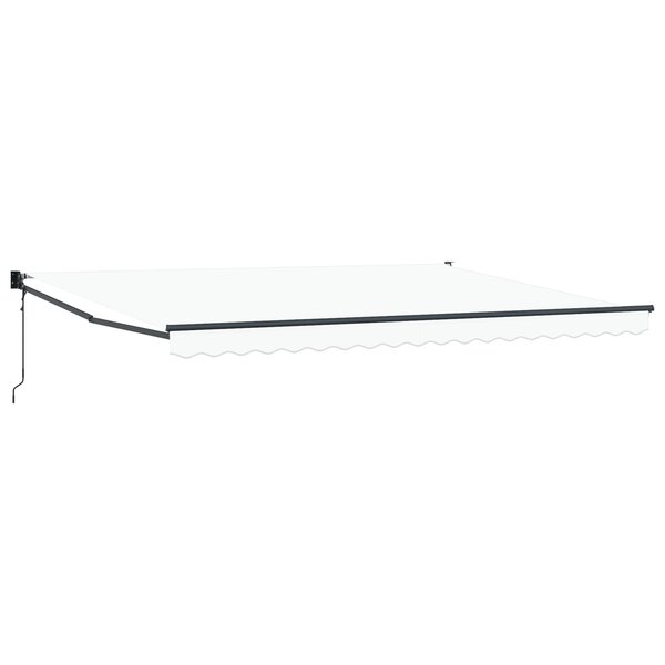 vidaXL Store Rétractable Automatique Blanc 450x300 cm