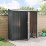 vidaXL Cabanons de jardin Anthracite 203 5 x 73 x 200 cm Métал