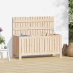 vidaXL Boîte de rangement de jardin 108x42 5x54 cm Bois massif de pin