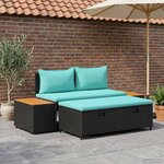 vidaXL Ensemble de canapés d'extérieur 4 -Seater 4 pc 55 x 30 x 39 cm