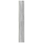 vidaXL Bibliothèque sonoma gris 80x24x176 cm bois d'ingénierie