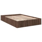 vidaXL Cadre de lit sans matelas chêne marron 120x200 cm