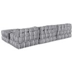 vidaXL Coussin 4 Pièces Gris clair 70 x 70 x 54 cm Polyester