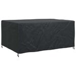 vidaXL Housse pour mobilier d'extérieur Noir 240 x 180 x 100 cm 210D
