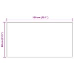 vidaXL Tapis en Fourrure Synthétique de Lapin Olite Rose 80 x 150 cm