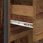 vidaXL Cabinet de salle de bain Bois Ancien 40 x 30 x 100 cm