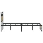 vidaXL Cadre de lit sans matelas chêne sonoma 120x200 cm