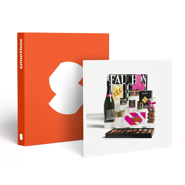SMARTBOX - Coffret Cadeau Coffret Follement Fauchon : douceurs sucrées et salées avec champagne livrés à domicile - Gastronomie