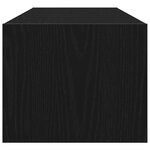 vidaXL Meuble TV chêne noir 100x31x25 5 cm bois d'ingénierie