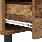 vidaXL Table basse Bois Ancien 55 x 55 x 36 5 cm Bois d'ingénierie