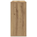 vidaXL Buffet chêne artisanal 90x29 5x65 cm bois d'ingénierie