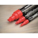 Marqueur pointe fine FREE acrylic T100 jaune x 5 STABILO