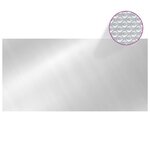 vidaXL Couverture de piscine Argenté 975x488 cm PE