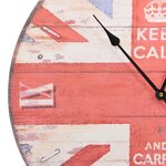 vidaXL Horloge murale vintage Royaume-Uni 60 cm