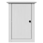 vidaXL Armoire murale de salle de bain BODO blanc 44x30x60 cm