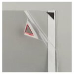 Pochette d'affichage adhésif repositionnable ouverture en coin KANG format A4 (colis de 5)