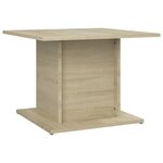 vidaXL Table basse chêne sonoma 55 5x55 5x40 cm bois d'ingénierie