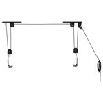 vidaXL Palans à vélo avec support de plafond 2 Pièces 20 kg