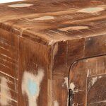 vidaXL Table de chevet 2 Pièces 40x32x46 cm bois massif de récupération