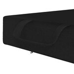 vidaXL Canapé-lit pliable 90 x 63 x 45 cm Noir