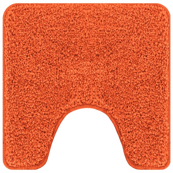 Tapis de bain U-Shaped Gris foncé 50x50 cm Polypropylène Antidérapant