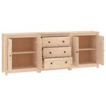 vidaXL Buffet 210x35x80 cm Bois massif de pin