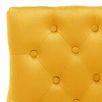 vidaXL Chaises à manger lot de 2 jaune velours