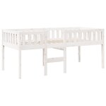 vidaXL Lit pour enfants sans matelas blanc 80x200cm bois de pin massif
