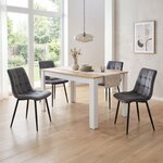 Table Extensible 135x86 cm Blanc