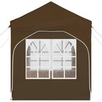 vidaXL Tente de fête pop-up 192 x 192 x 245 cm Taupe