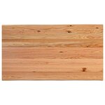 vidaXL Table à manger marron clair bois de chêne massif rectangulaire