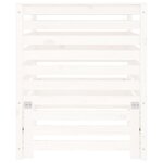 vidaXL Composteur Blanc 82 5x82 5x99 5 cm Bois massif de pin